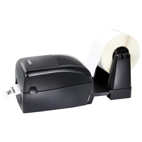 Soporte para rollos grandes de hasta 250 mm de diámetro, compatible con Godex