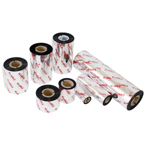 Cinta Ribbon de resina GoDEX GRS 945 para alta durabilidad y resistencia extrema
