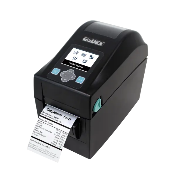 Impresora de etiquetas Godex DT200iL, compacta y ecológica