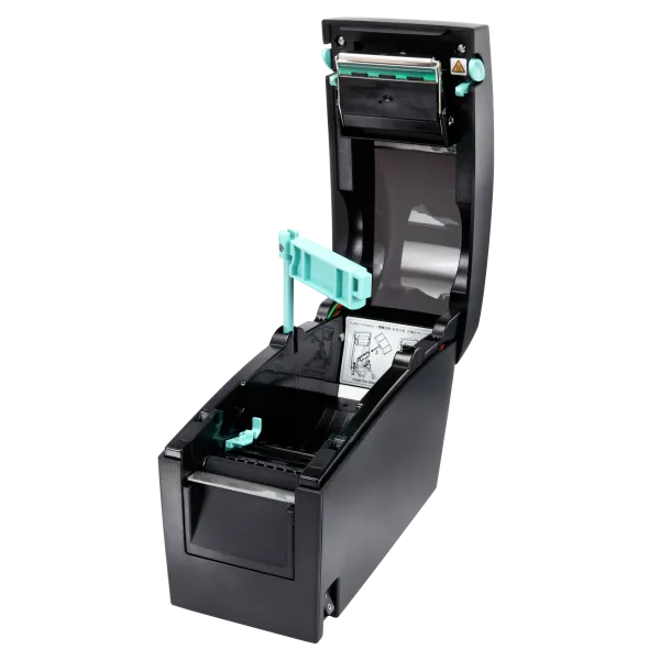 Impresora térmica de etiquetas Godex DT4x, ideal para tiendas y aplicaciones hospitalarias