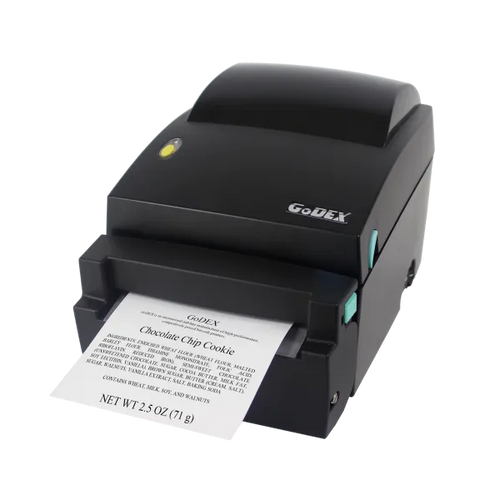 Impresora de etiquetas Godex DT4L con tecnología linerless y cortador incluido