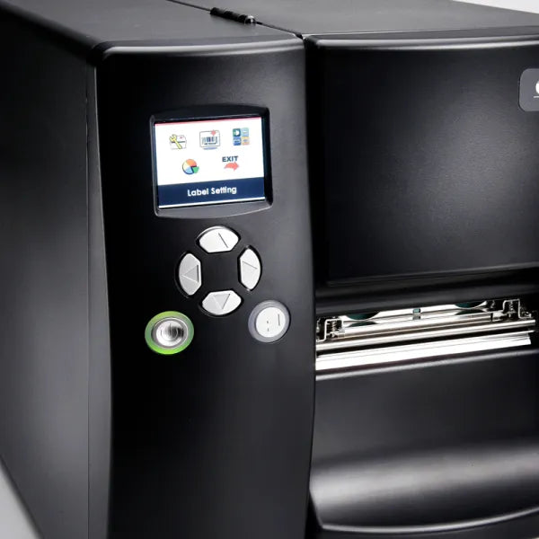 Impresora de etiquetas Godex EZ2350i, ideal para altos volúmenes de impresión en entornos industriales