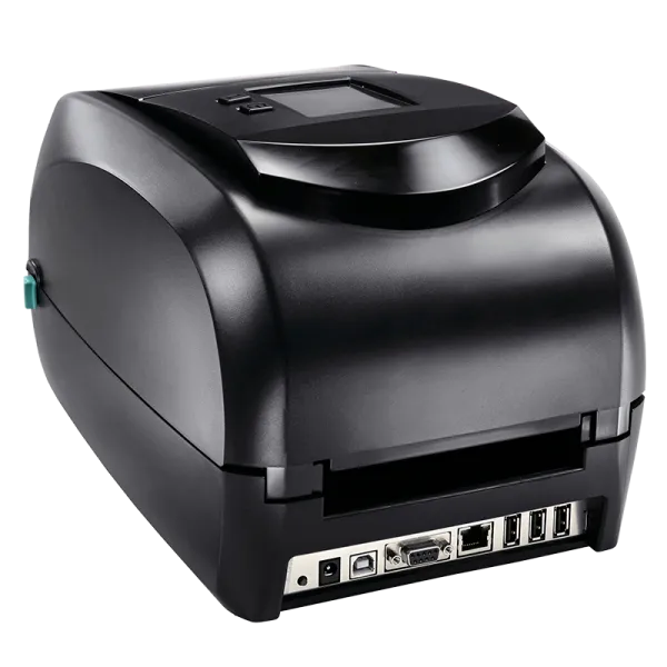 Impresora de etiquetas Godex RT863i+ imprimiendo con alta resolución de 600 ppp