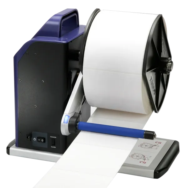 Soporte externo de etiquetas Godex T10C/T20C/T30C con rebobinador universal