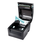 Impresora Godex DT4x Pro imprimiendo etiquetas con alta velocidad y precisión