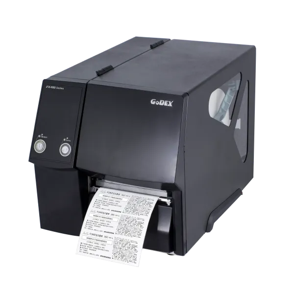 Impresora de etiquetas Godex ZX420 con diseño robusto y compacto