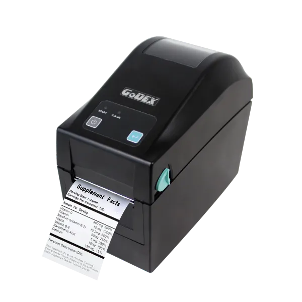 Impresora Etiquetas Godex DT200 con panel LCD en color y conexión USB